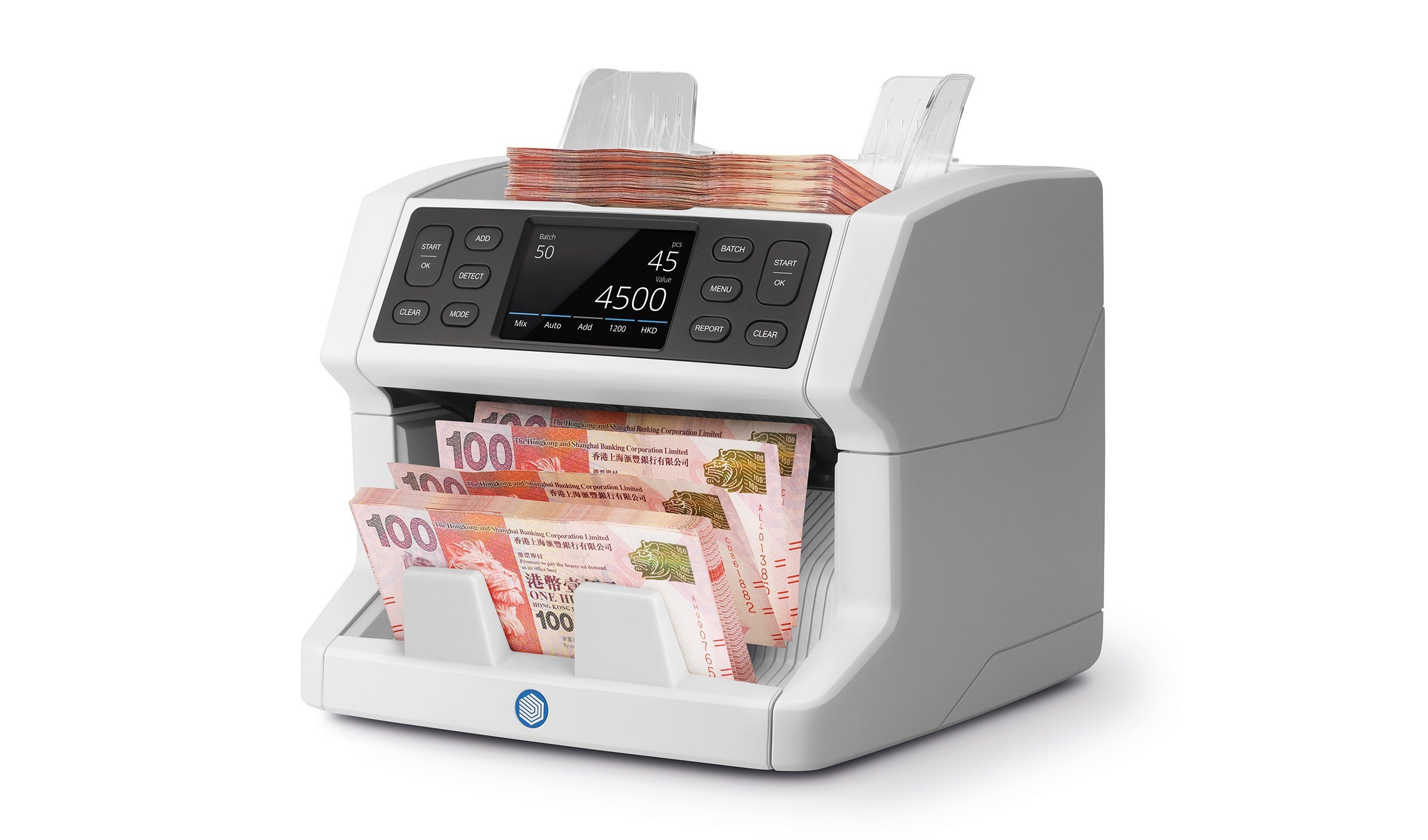 可點算所有已分類貨幣 safescan-2865-S