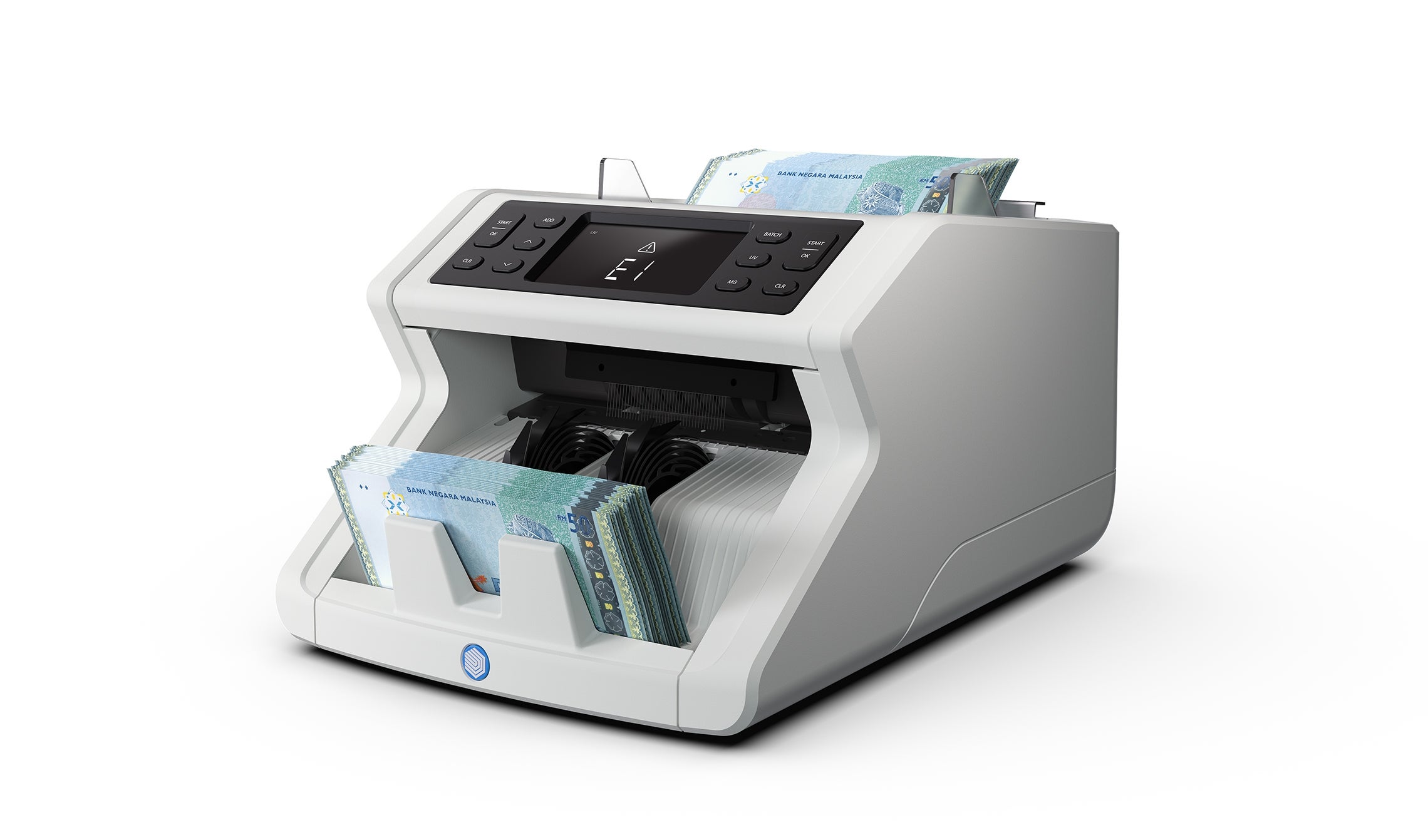 Verifies banknotes on up to three security features safescan-2250