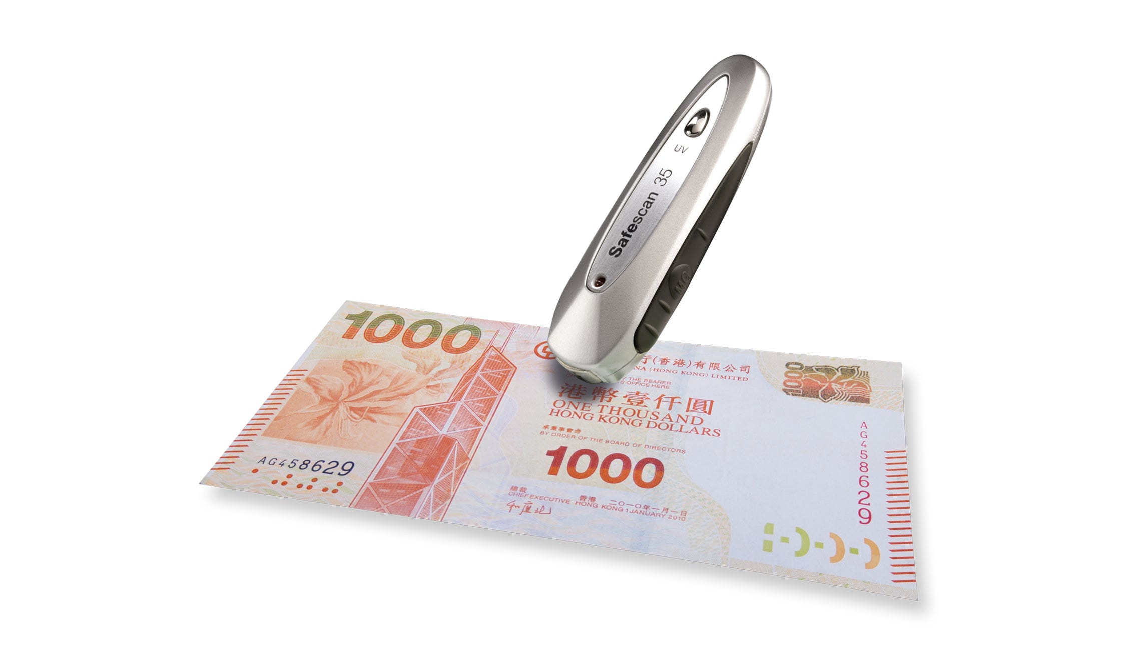 Verify magnetic characteristics of banknotes safescan-35-false-money-detection-pen
