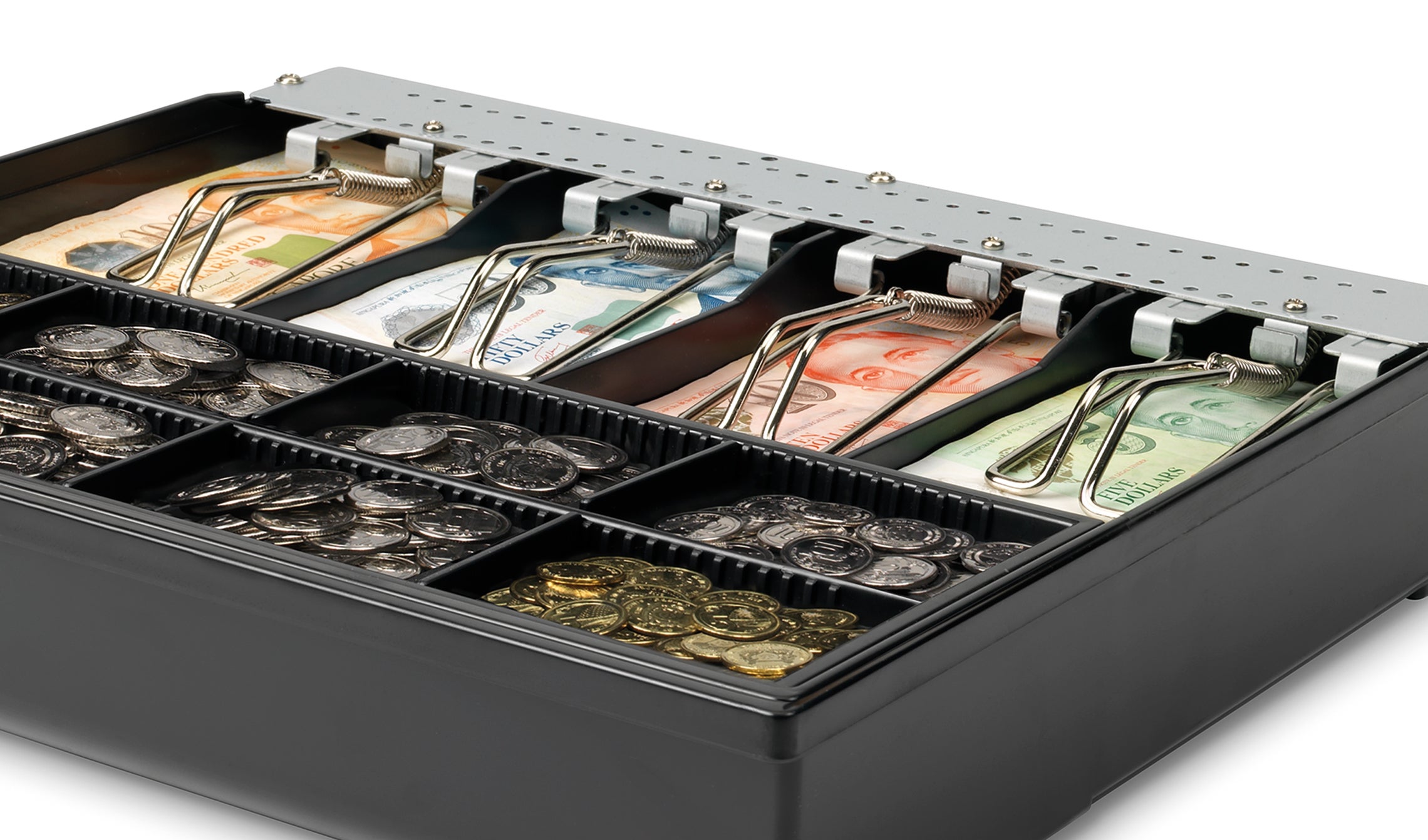 Robust metal money clips safescan-3540t-coin-and-banknote-tray