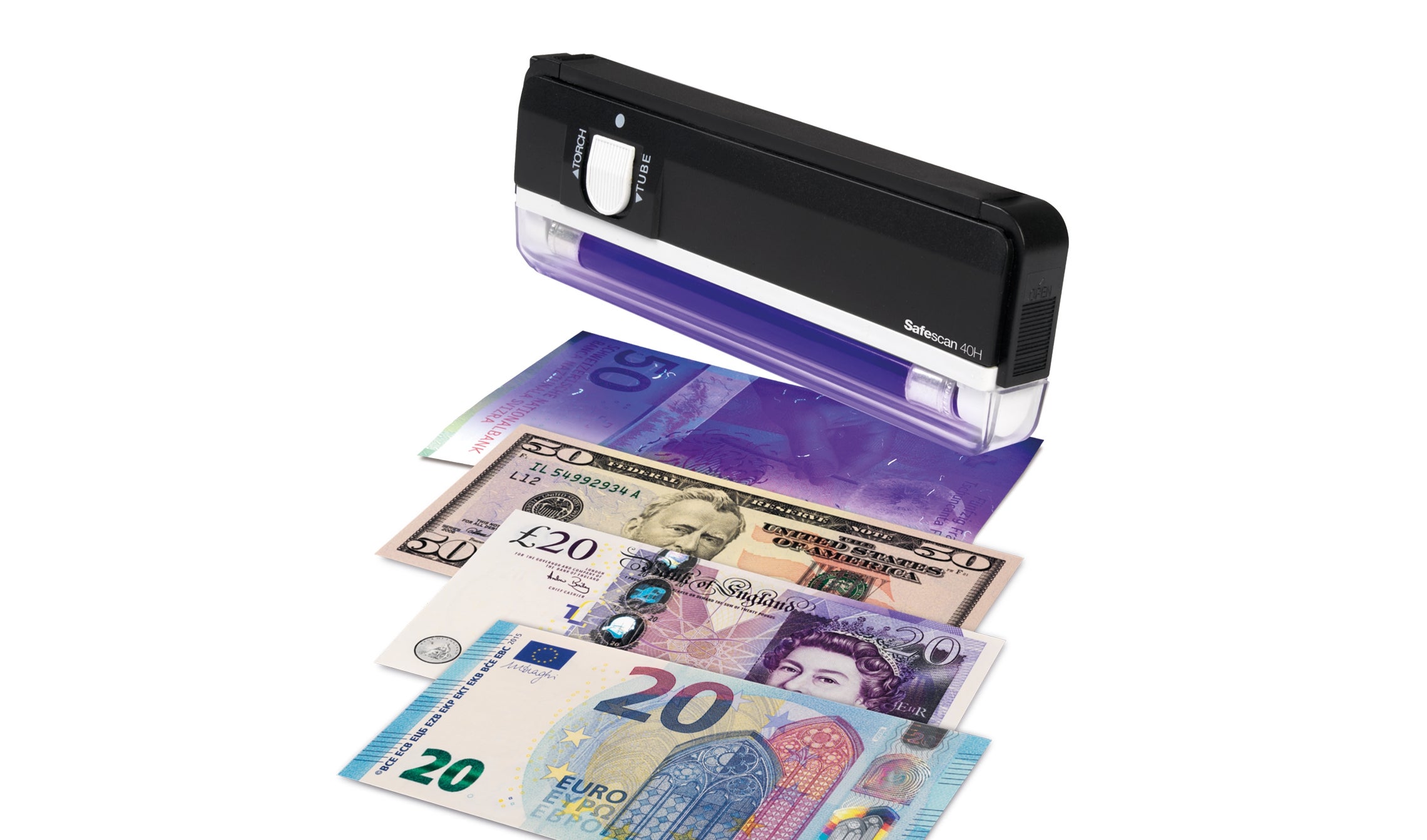 適用於所有貨幣 safescan-40h-portable-false-money-detector
