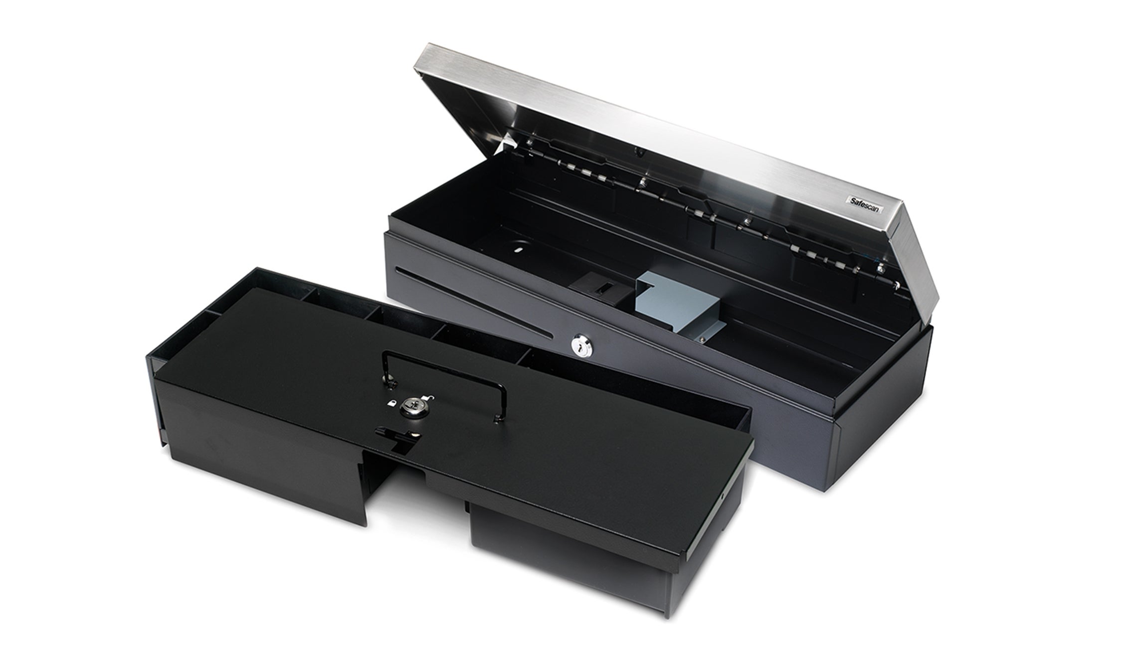 连两条锁匙 safescan-4617l-cash-drawer-lockable-lid