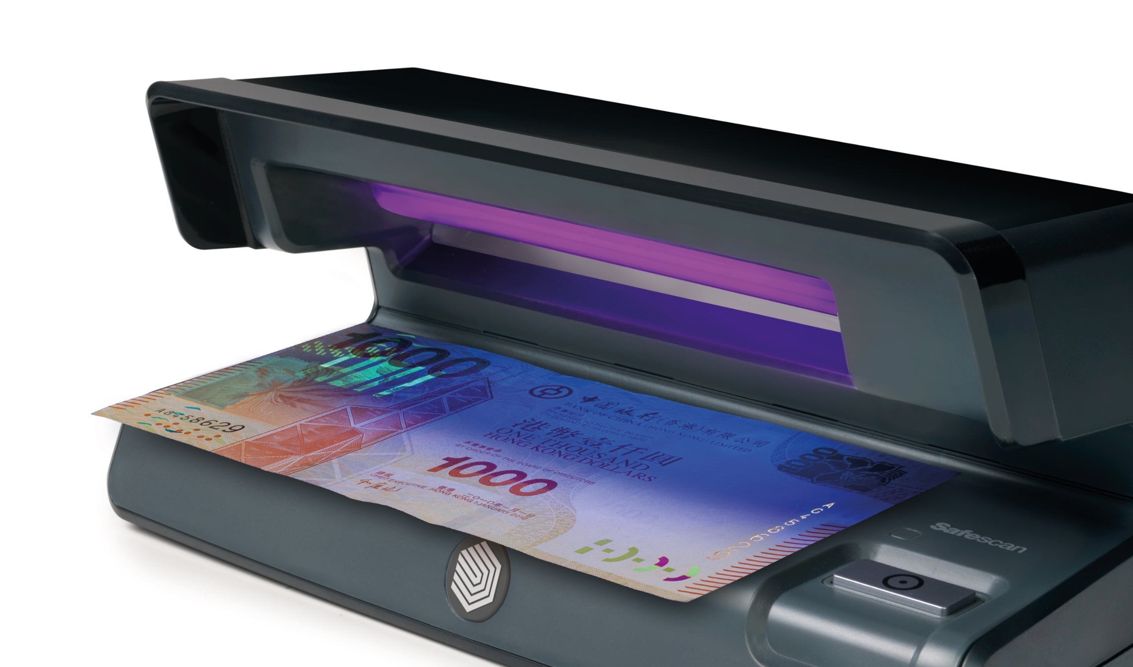 Verifies the UV features of banknotes safescan-50-false-money-detector