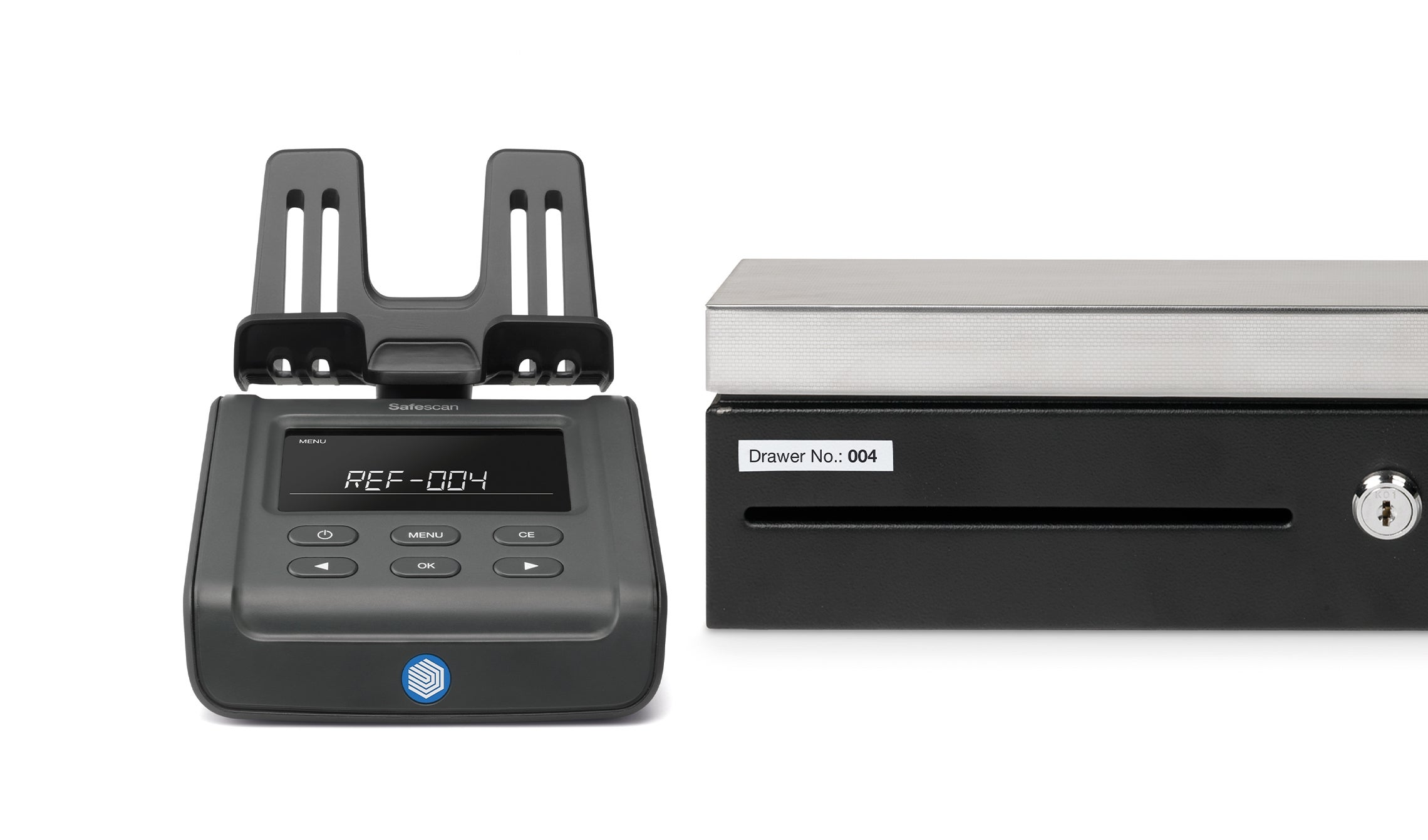 Stores counting results of multiple cash drawers and links them to their own individual reference number safescan-6175-money-counting-scale