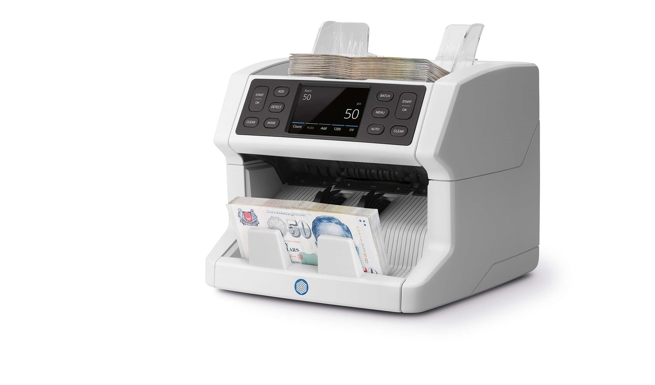 Creates equal stacks of banknotes with the automated batch function safescan-2850-banknote-counter