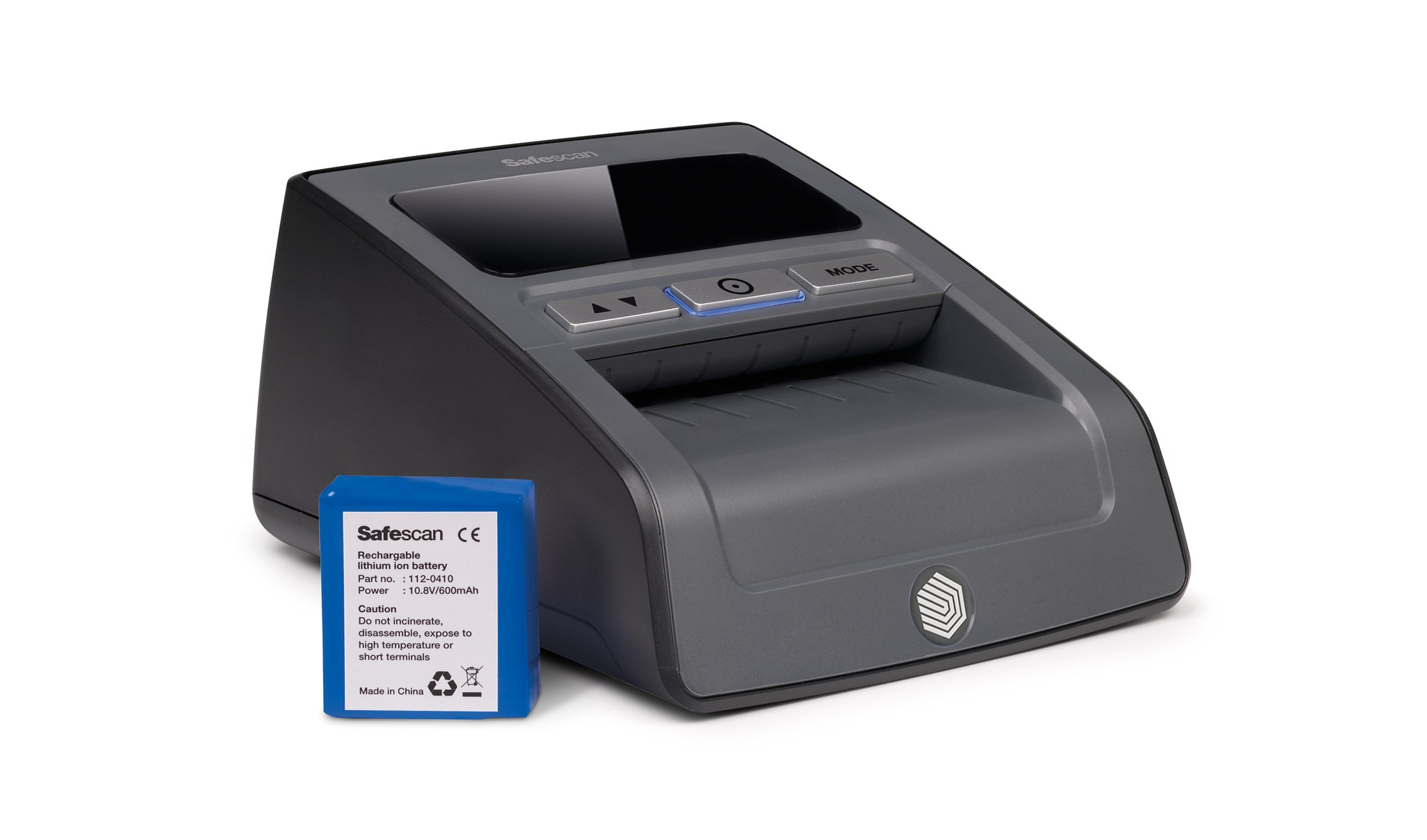 Rechargable battery for portable use of your Safescan counterfeit detector safescan-lb-105-rechargable-battery-for-155i