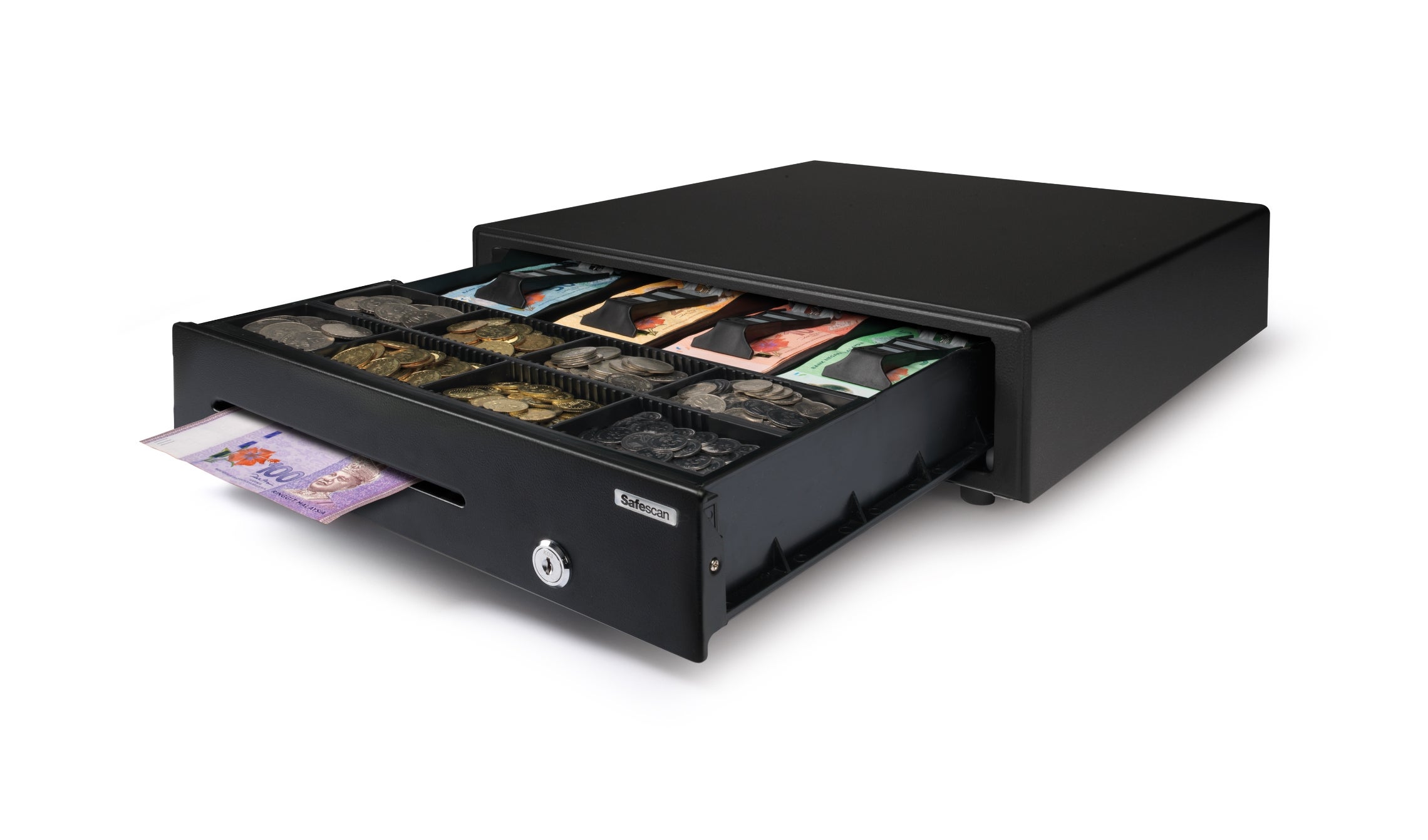 4 bill / 8 coin lay-out safescan-ld4141-cash-tray-lay-out