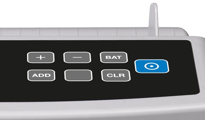 Function keypad with shortcut buttons to select counting features safescan-2200-keypad