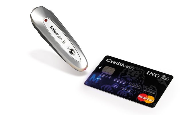 Can also be used to verify UV features of creditcards and ID documents safescan-35-counterfeit-pen
