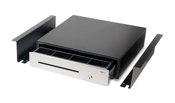 Robust metal bracket set suitable for HD-4141S safescan-4141b-bracket