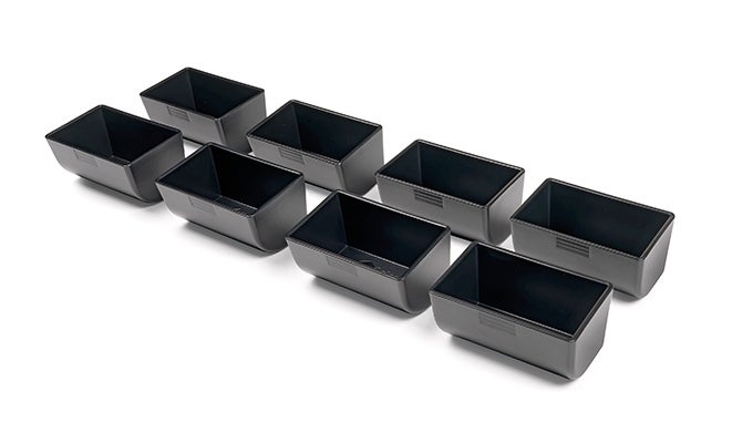 Set of 8 weigable coin cups of 33.5 grams per cup safescan-4141cc-coin-cups