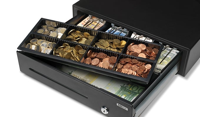 Removable and adjustable tray for 8 different coins safescan-4141t1-removable-tray