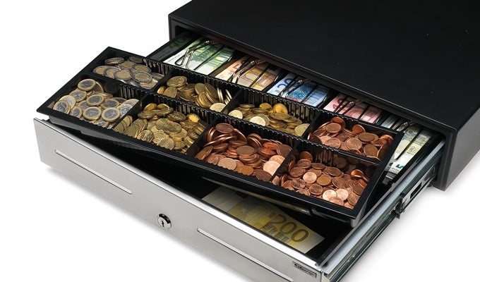 Removable and adjustable tray for 8 different coins safescan-4646t-removable-tray