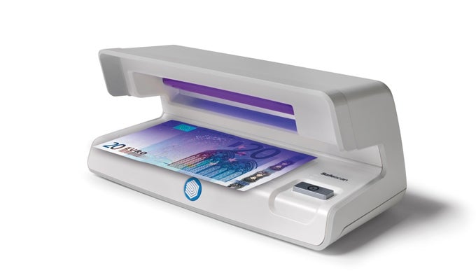 UV counterfeit detector with space-saving design safescan-50-uv-counterfeit-detector
