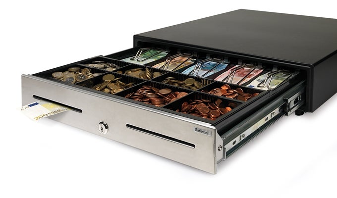 Seperation slot for storage of large denominations and value papers safescan-hd4646s-seperation-slot