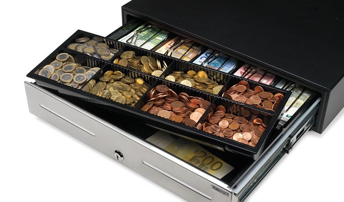Removable tray for 8 different coins safescan-hd4646s-removable-tray