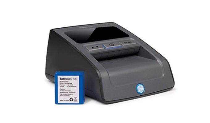 Rechargable battery for portable use of your Safescan counterfeit detector safescan-lb-105-rechargable-battery-for-155i