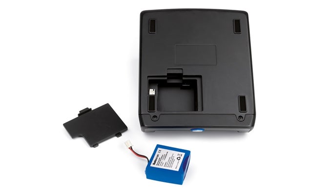 Rechargable battery compartment safescan-lb-105-backsite-with-battery
