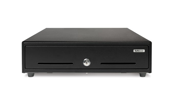 Electrical and easy-push opening cash drawer, tested for at least 1 million openings safescan-sd3540-cash-drawe