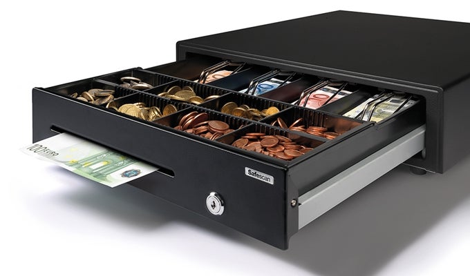 Seperation slot for storage of large denominations and value papers safescan-sd4141-seperation-slot