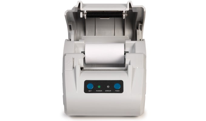 Standard paper width of 58mm and simple operation panel safescan-tp-230-thermal-printing-paper