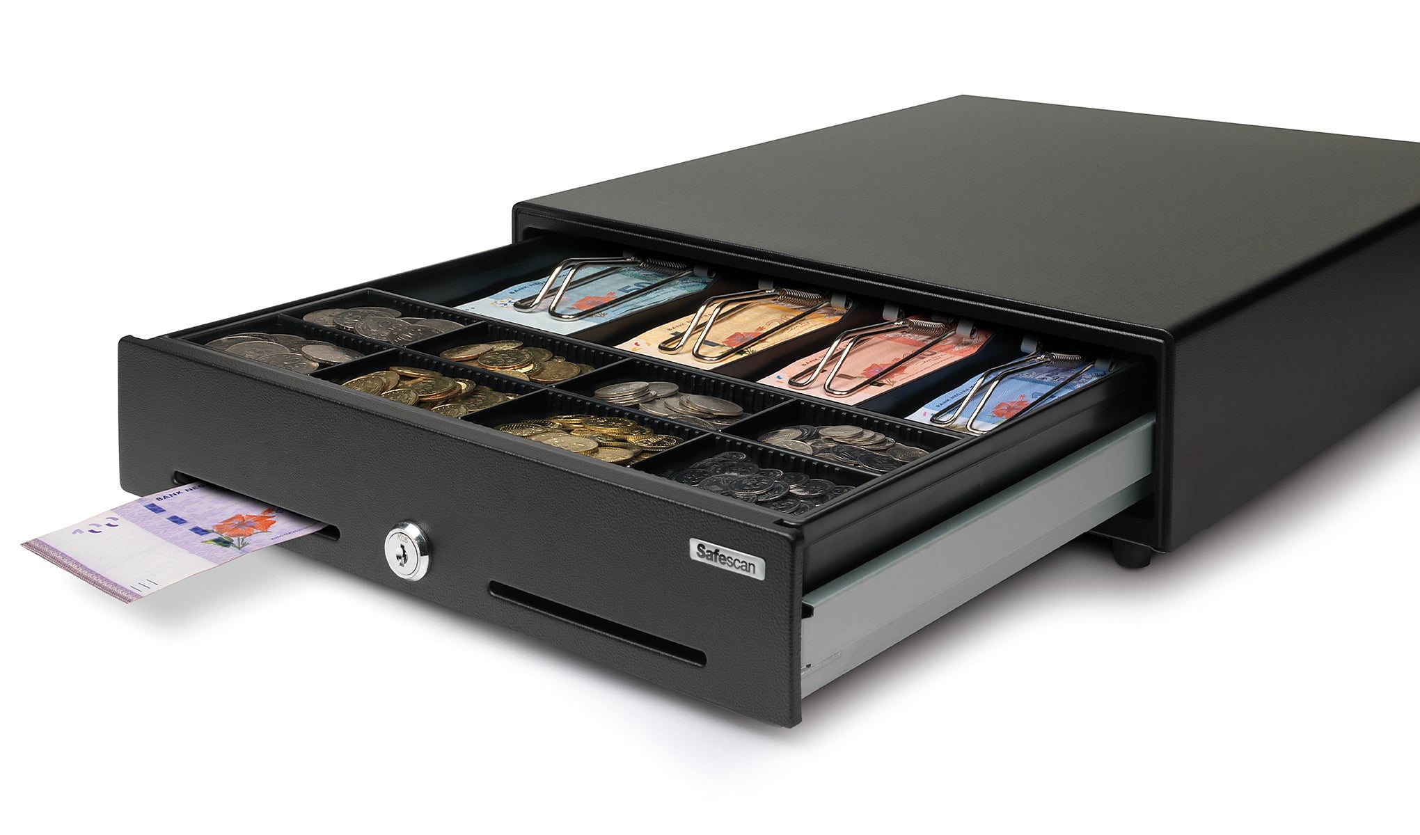 Seperation slot for storage of large denominations and value papers safescan-sd3540-seperation-slot