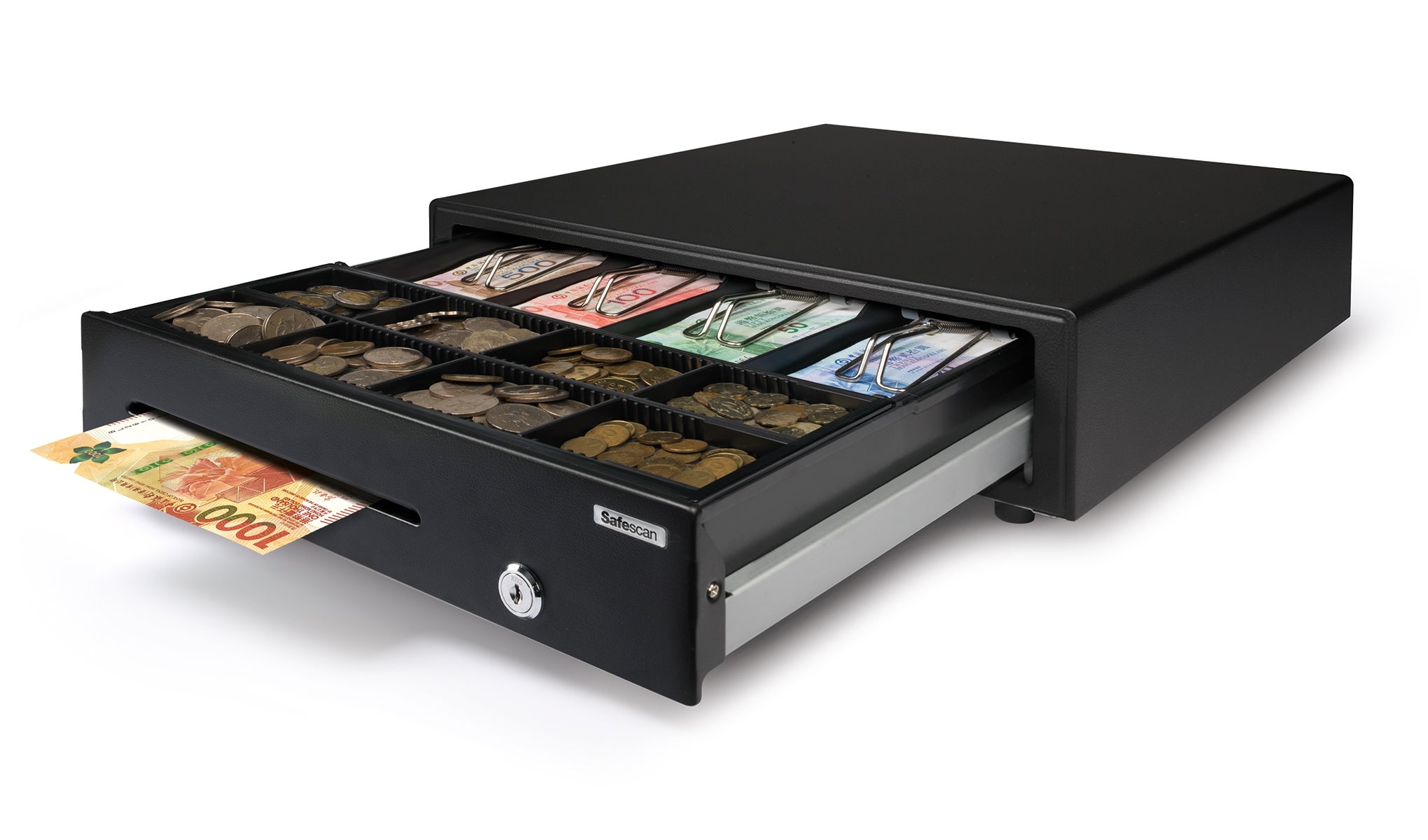 四个纸币及八个硬币格 safescan-sd4141-cash-tray-lay-out