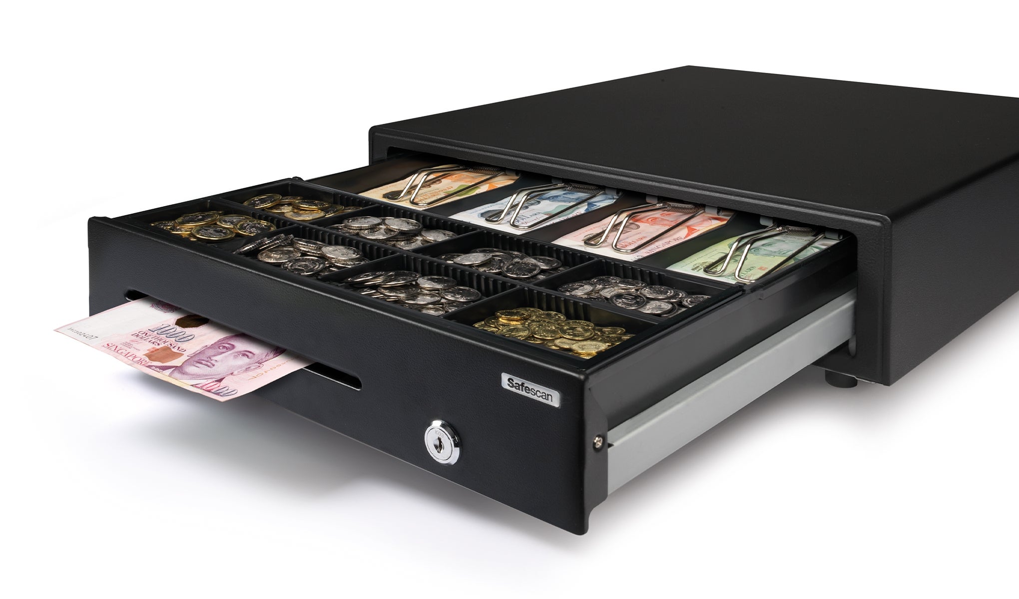 Seperation slot for storage of large denominations and value papers safescan-sd4141-seperation-slot