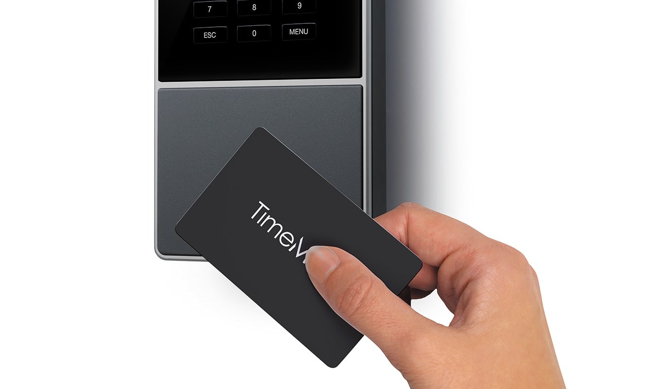Time registration with RFID badge timemoto-tm-616