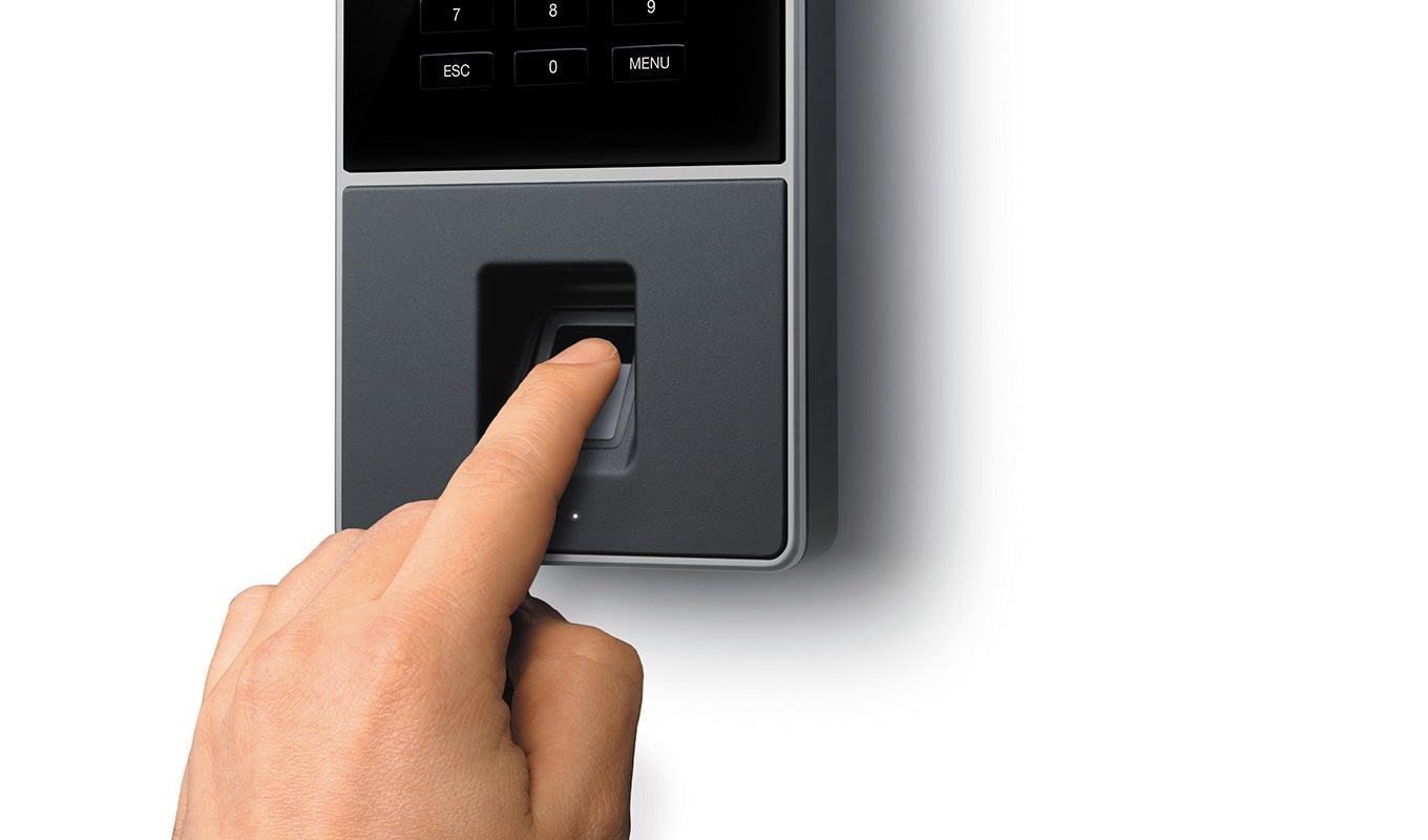 Time registration with fingerprint timemoto-tm-626