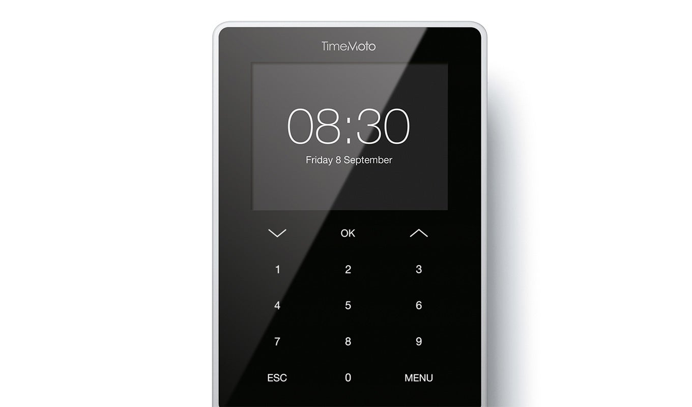 Functional design with large display and touch sense keys timemoto-tm-818