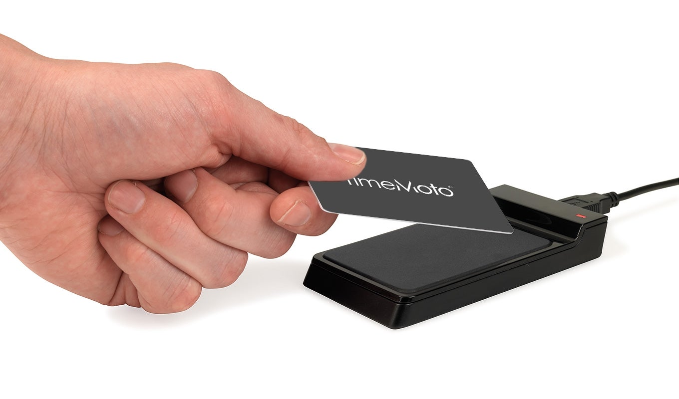Activate RFID cards directly at your PC timemoto-rf-150